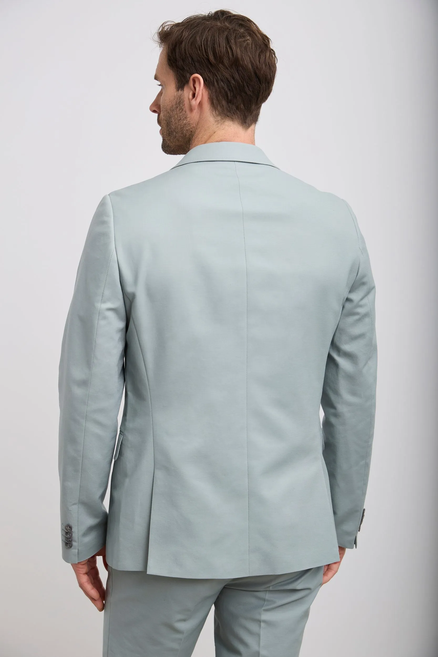 Solid colour extra-fitted blazer sold by Tristan Style product image thumbnail 2