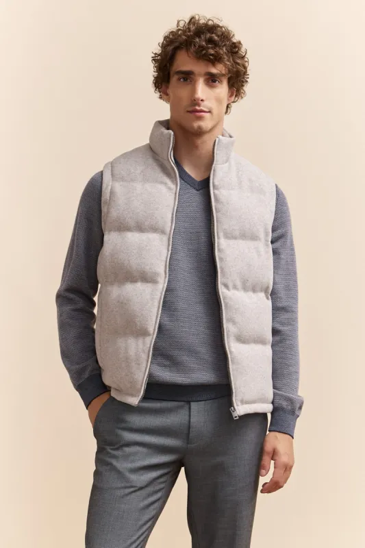 Felted jersey sleeveless vest sold by Tristan Style