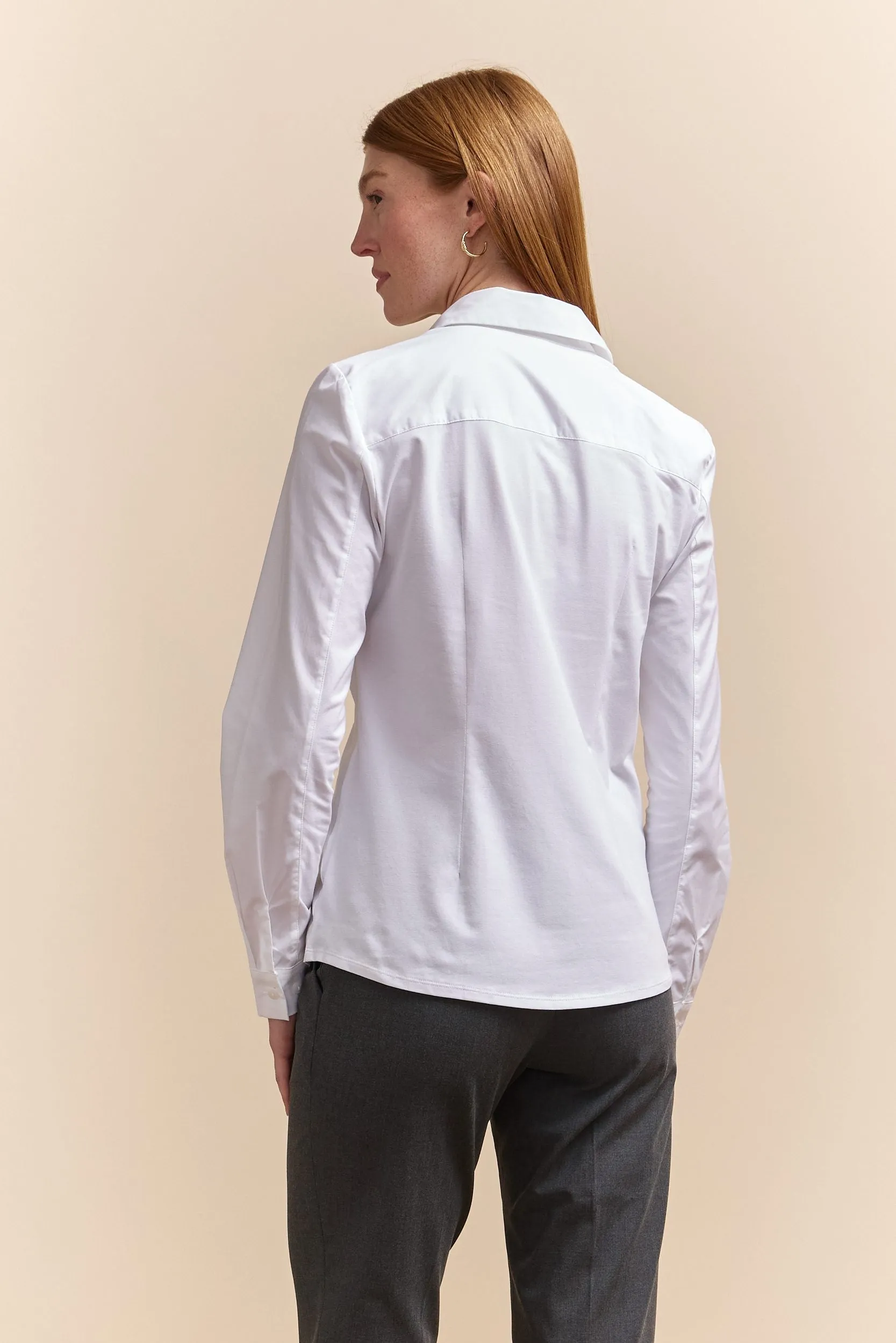 Basic poplin & jersey shirt sold by Tristan Style product image thumbnail 2