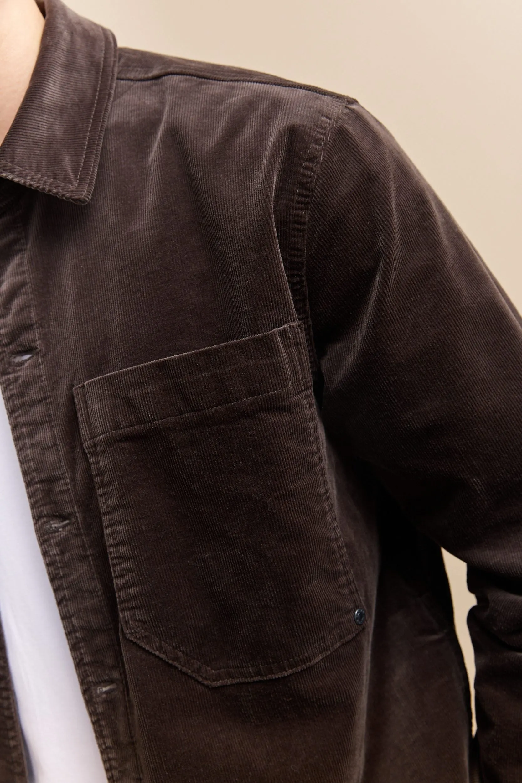 Comfort fit corduroy overshirt sold by Tristan Style product image thumbnail 4