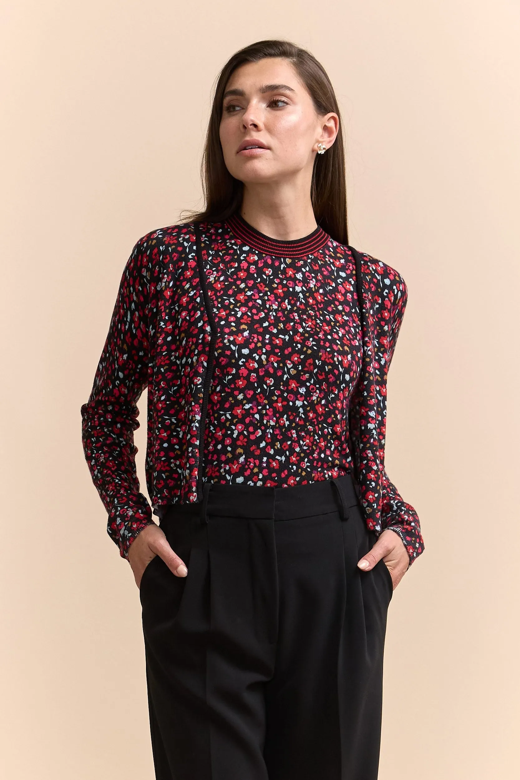 Printed sleeveless top sold by Tristan Style product image thumbnail 5