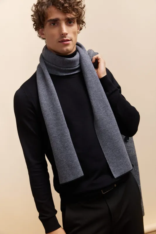 Bicolour merino scarf sold by Tristan Style