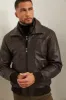 Aviator Leather Jacket sold by Tristan Style