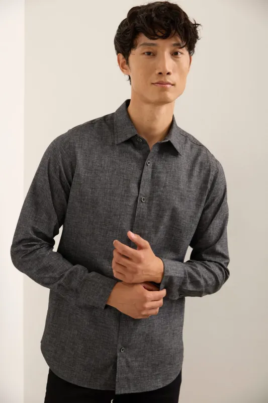 Textured Twill Fitted Shirt sold by Tristan Style