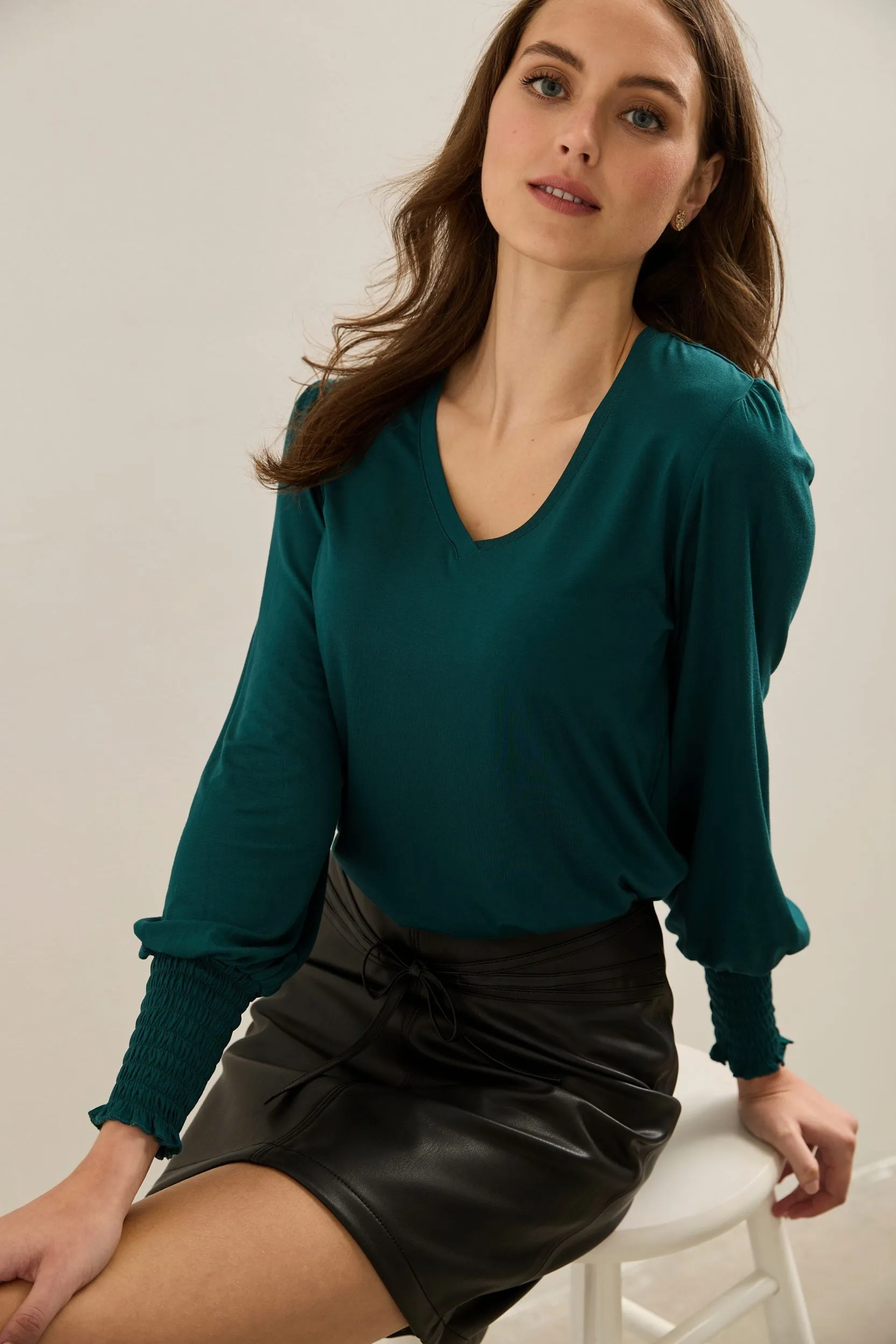 Vegan Leather Pencil Skirt sold by Tristan Style product image thumbnail 4