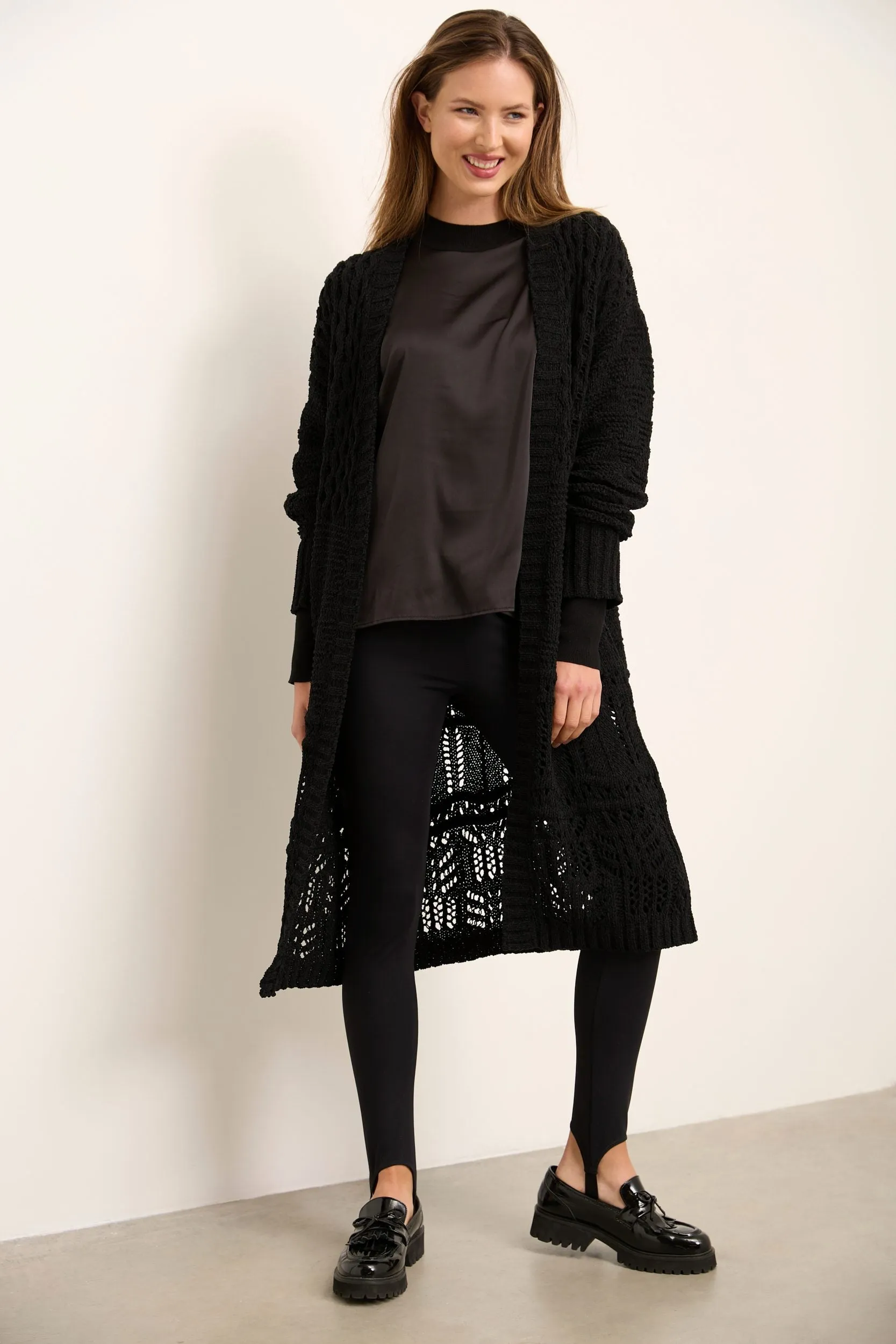 Long Textured Cardigan sold by Tristan Style product image thumbnail 4