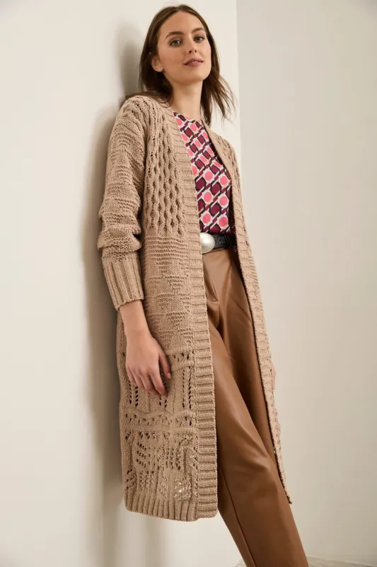 Long Textured Cardigan sold by Tristan Style