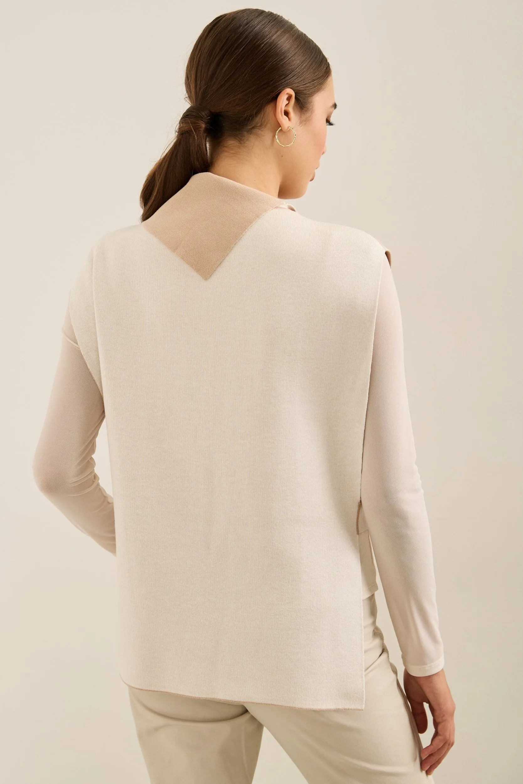 Turtleneck Sleeveless Sweater sold by Tristan Style product image thumbnail 4