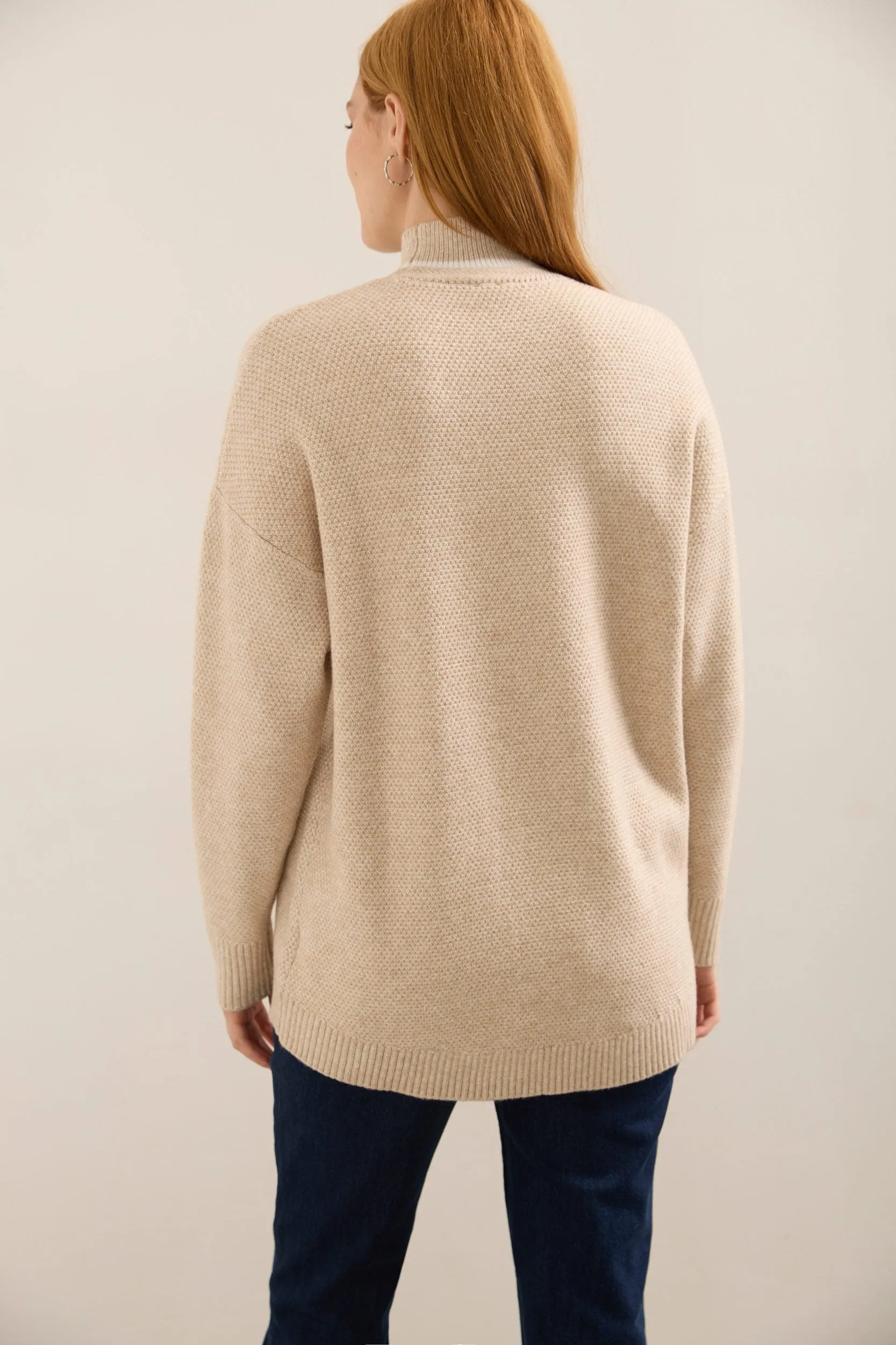 Oversized Cable-Knit Sweater sold by Tristan Style product image thumbnail 4
