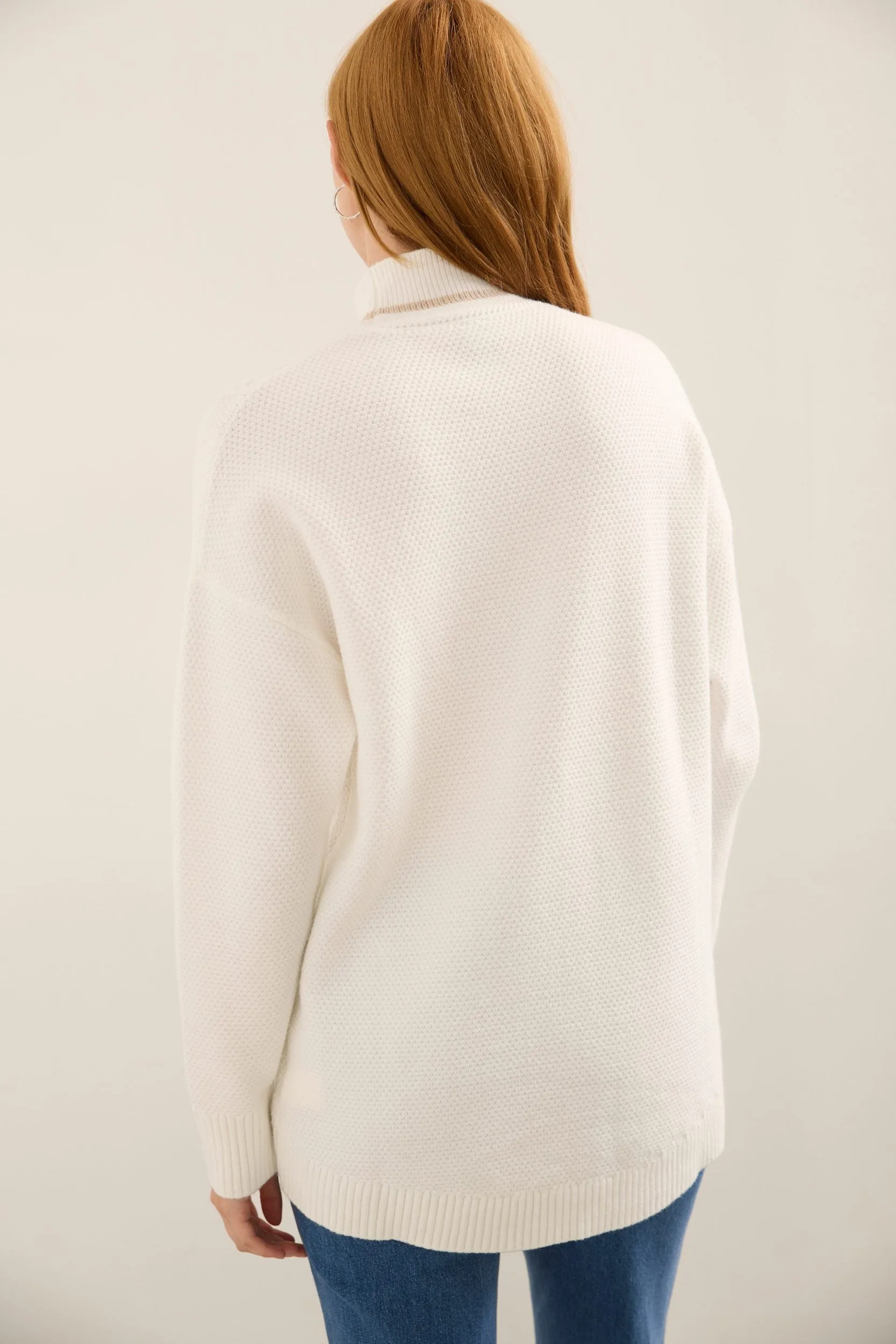 Oversized Cable-Knit Sweater sold by Tristan Style product image thumbnail 2