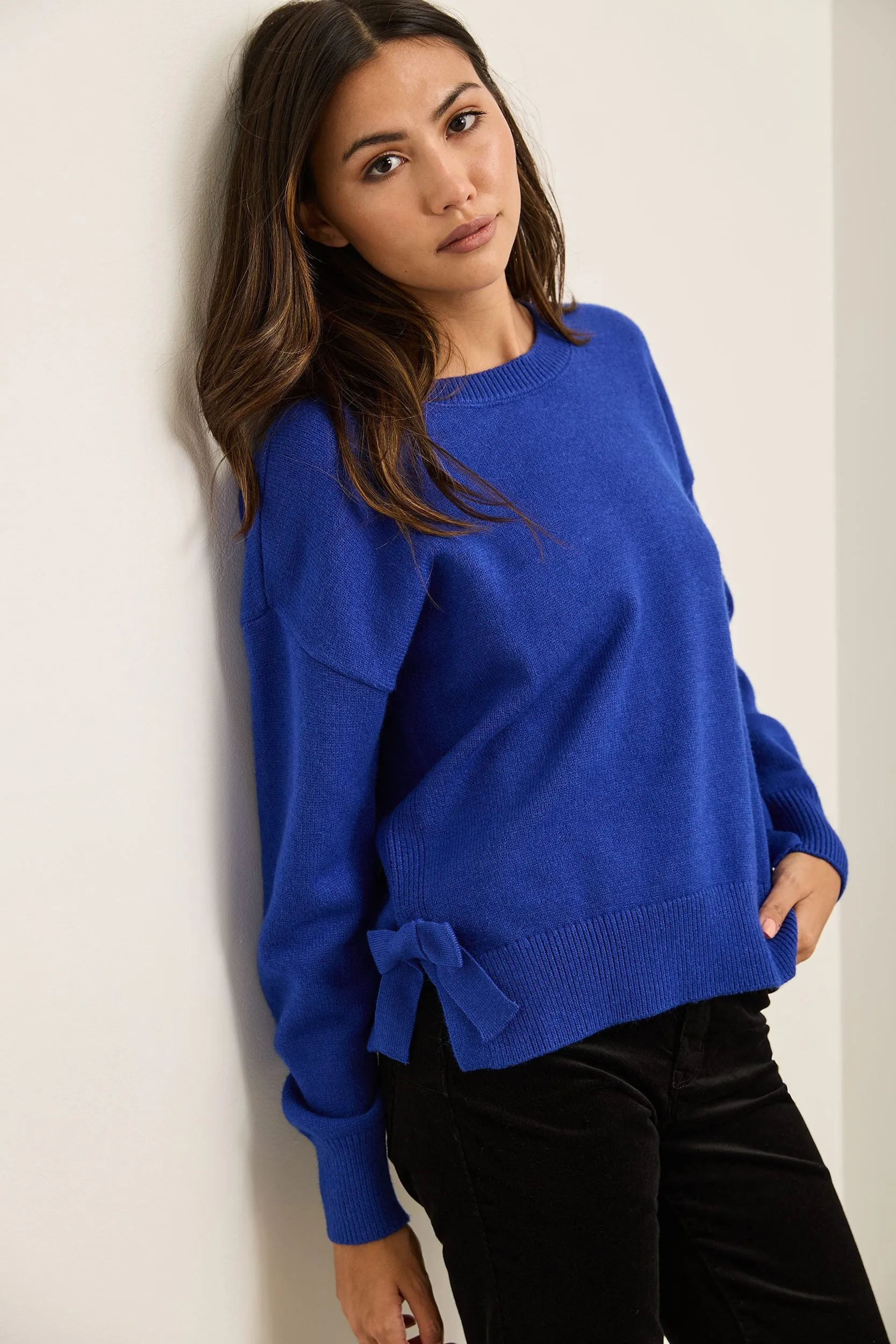 Sweater With Bows At Sides sold by Tristan Style product image thumbnail 3