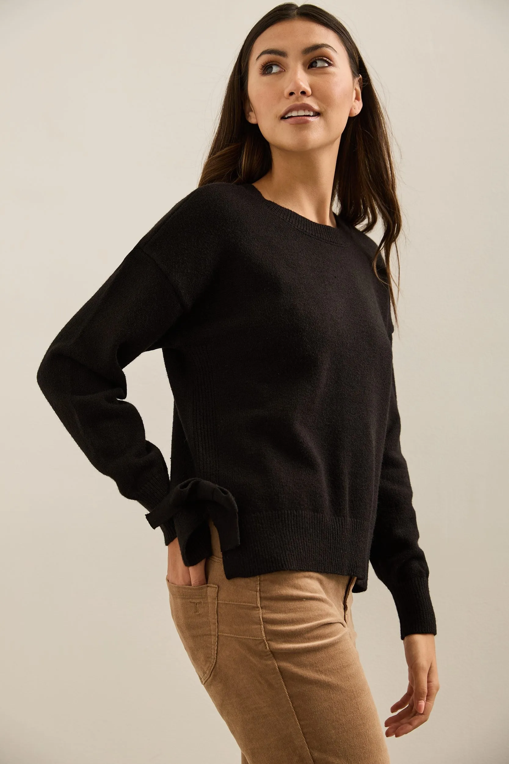 Sweater With Bows At Sides sold by Tristan Style product image thumbnail 5