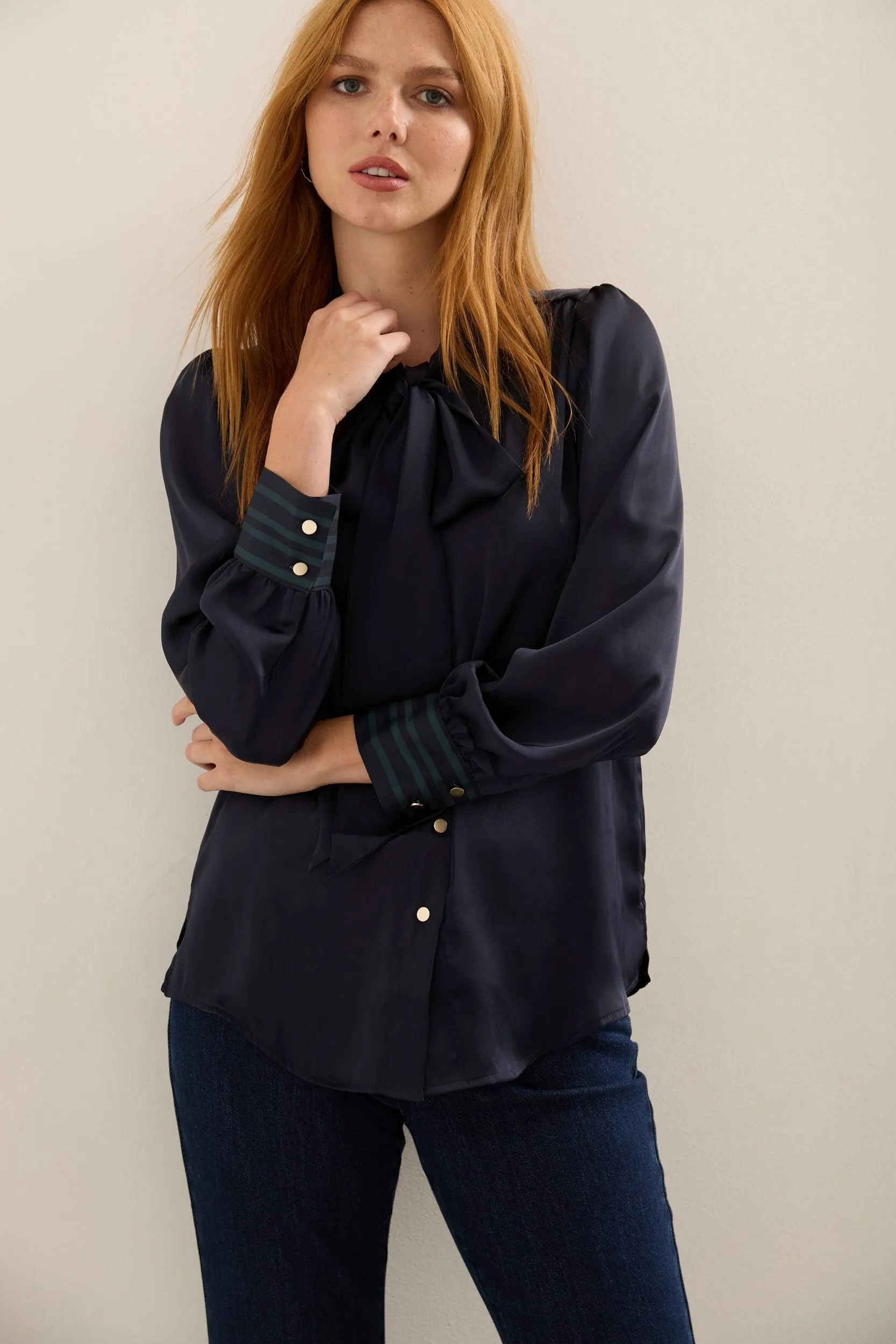 Puffy Sleeve Blouse sold by Tristan Style