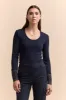 Jersey top with lace sleeve sold by Tristan Style
