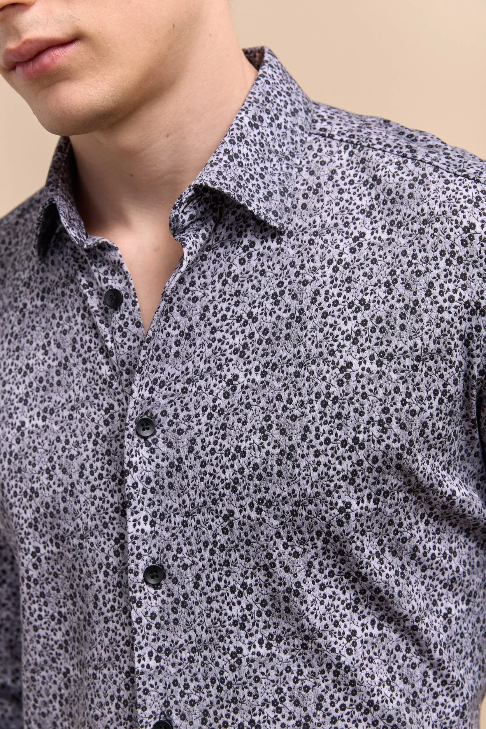 Extra-Fitted Jersey Shirt sold by Tristan Style product image thumbnail 4