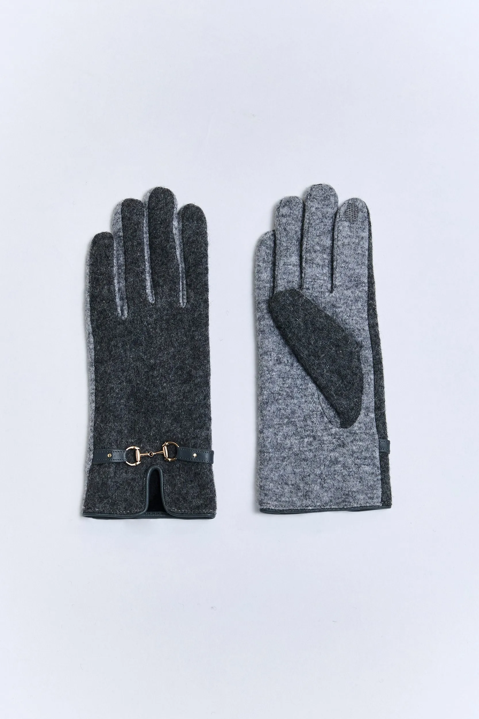 2 tone wool gloves sold by Tristan Style product image thumbnail 2