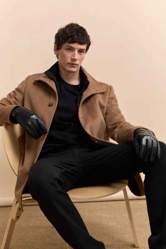 PALACE AVIREX LEATHER GLOVES BLACK | Parallel