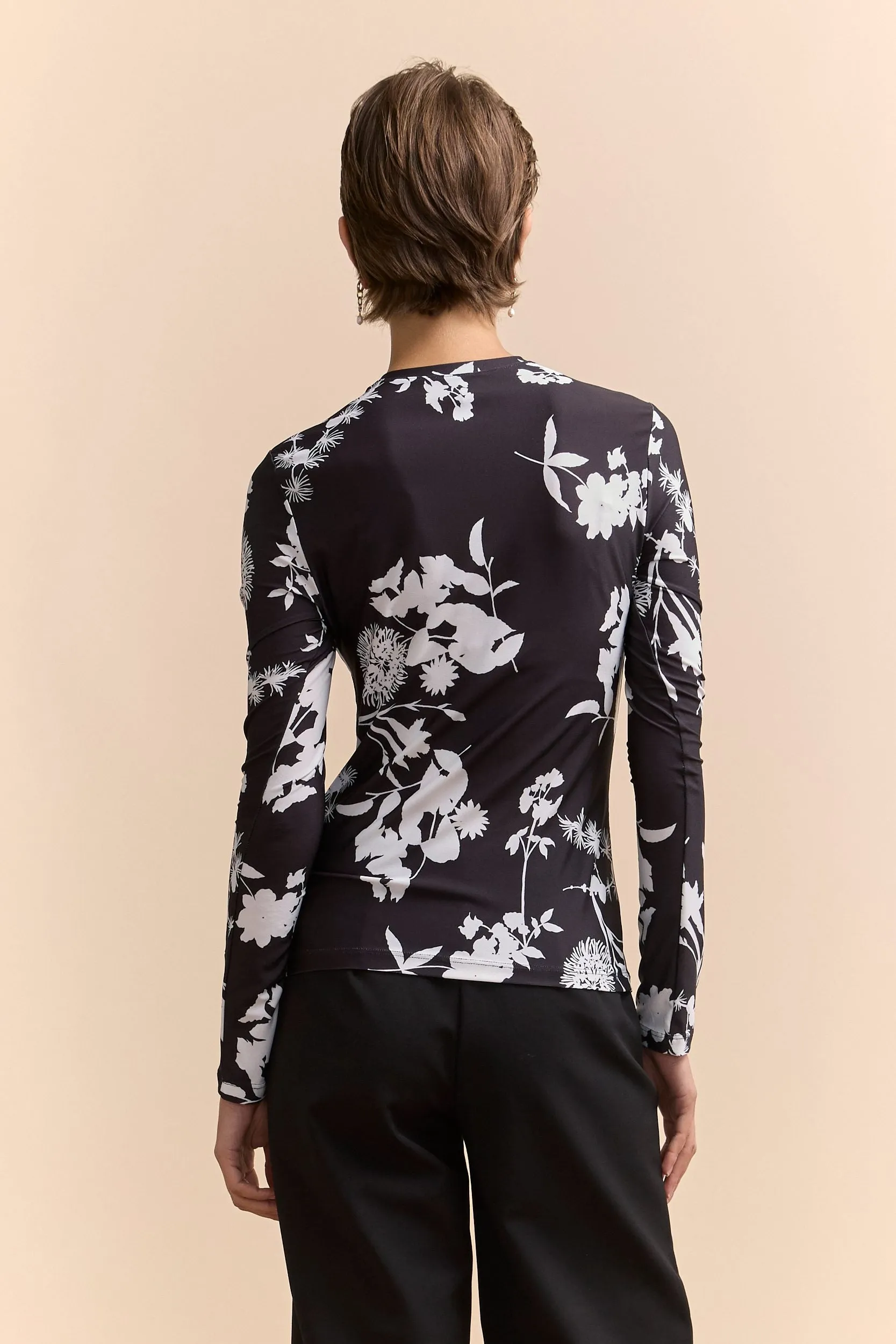 Printed long sleeve top sold by Tristan Style product image thumbnail 2