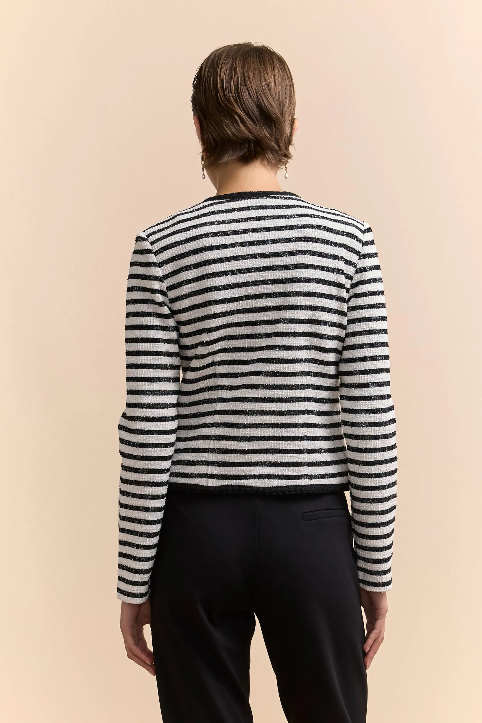 Stretch jacket with ribbon sold by Tristan Style product image thumbnail 2