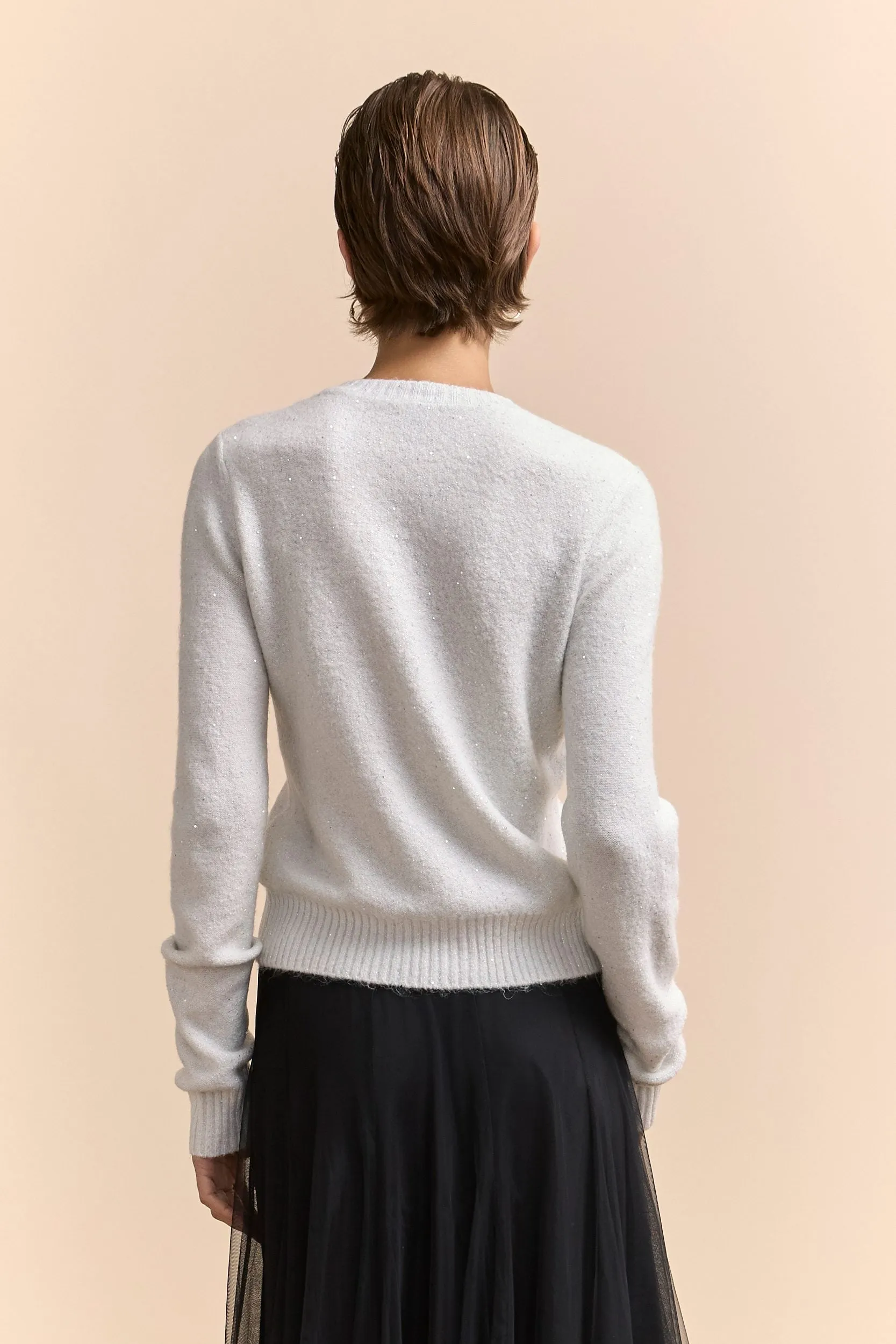 Textured Knit Buttoned Cardigan sold by Tristan Style product image thumbnail 2