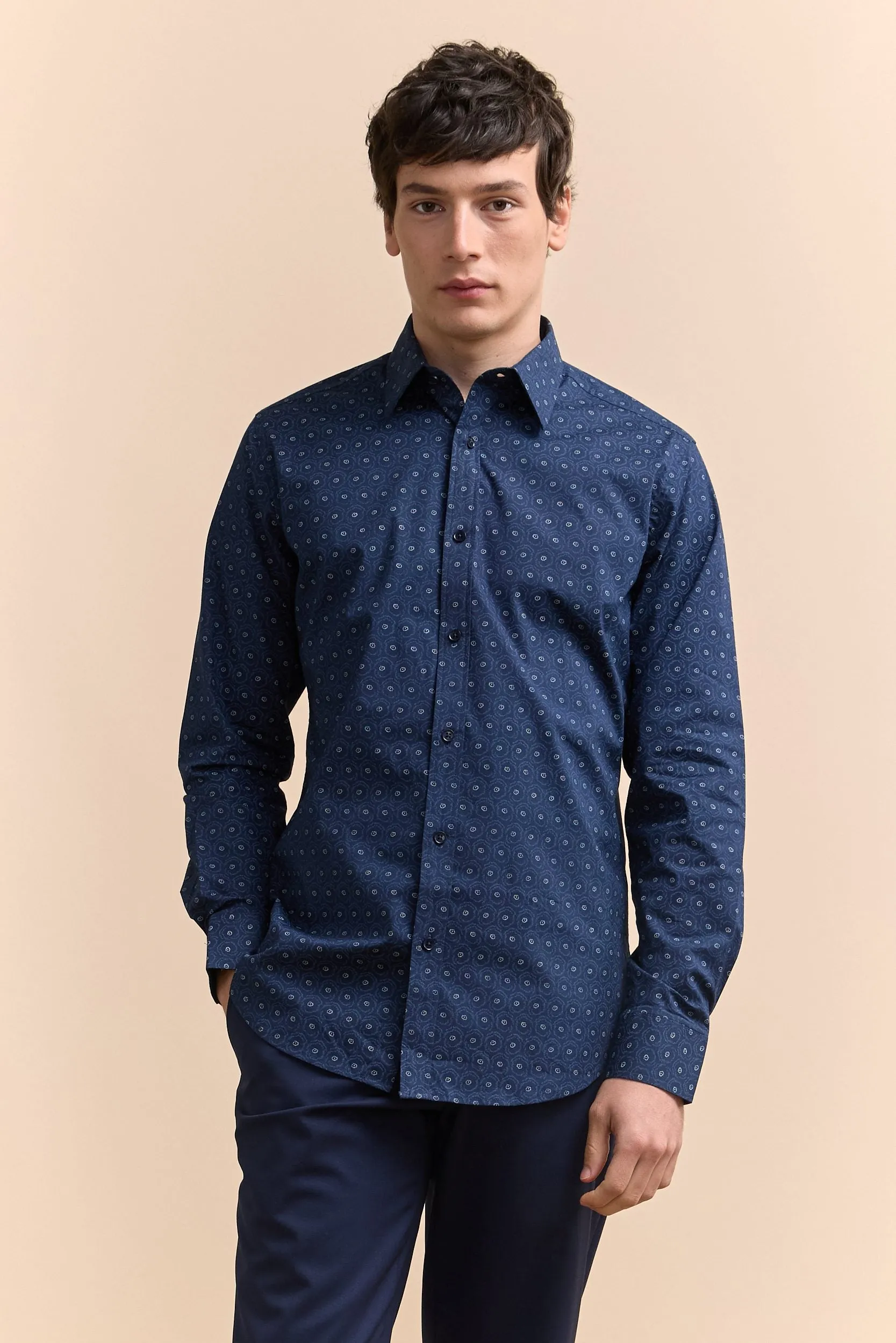 Fitted stretch shirt sold by Tristan Style product image thumbnail 5