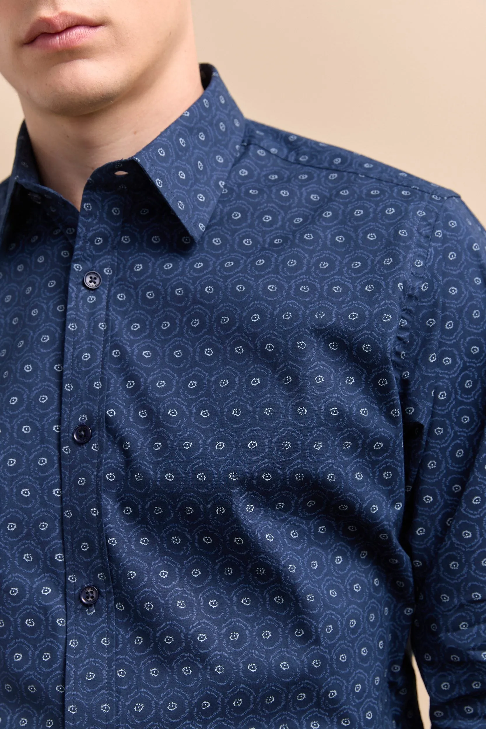 Fitted stretch shirt sold by Tristan Style product image thumbnail 4