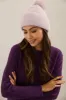 Angora melange beanie with rem sold by Tristan Style