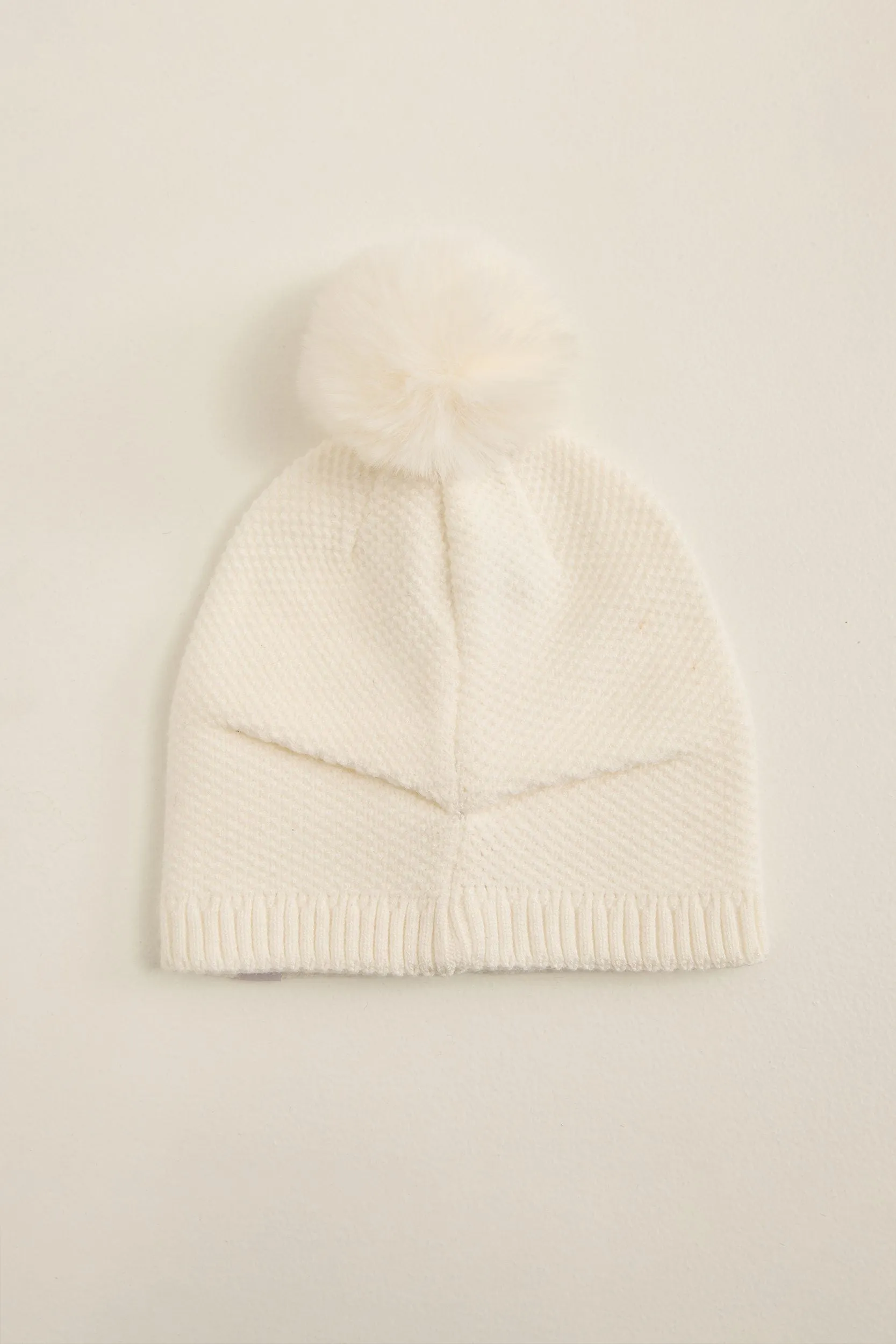 Hat with fake fur pompom sold by Tristan Style product image thumbnail 2