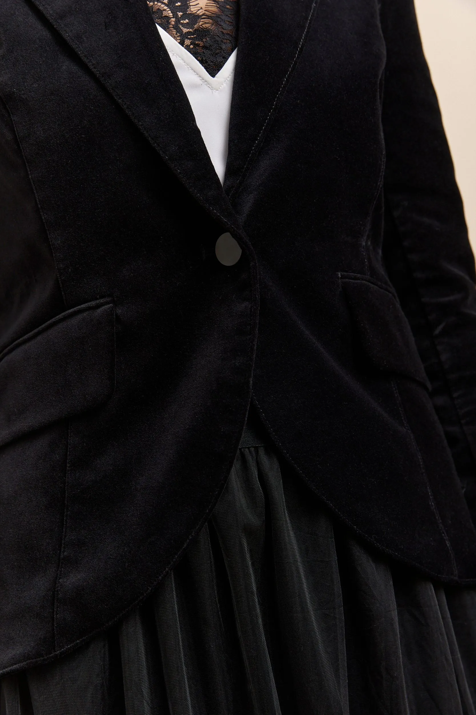 Velvet jean fitted blazer sold by Tristan Style product image thumbnail 4