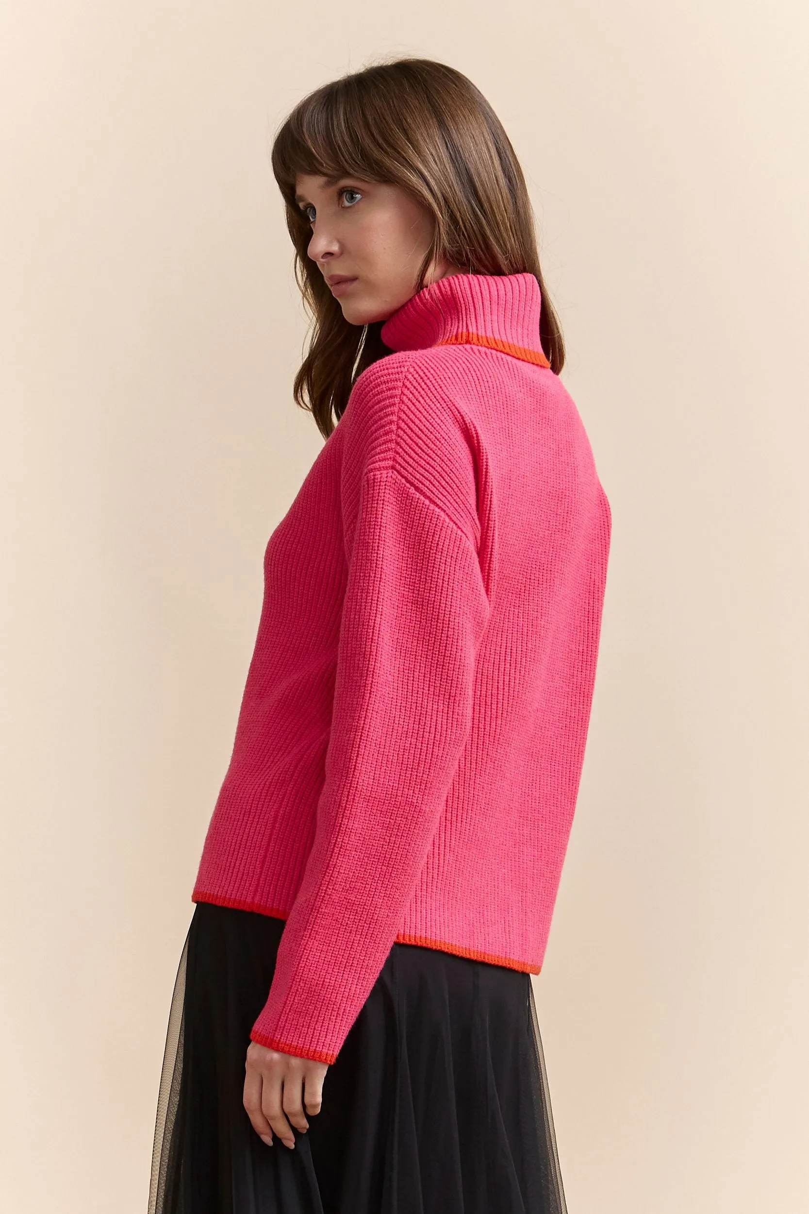 Mock neck sweater sold by Tristan Style product image thumbnail 4