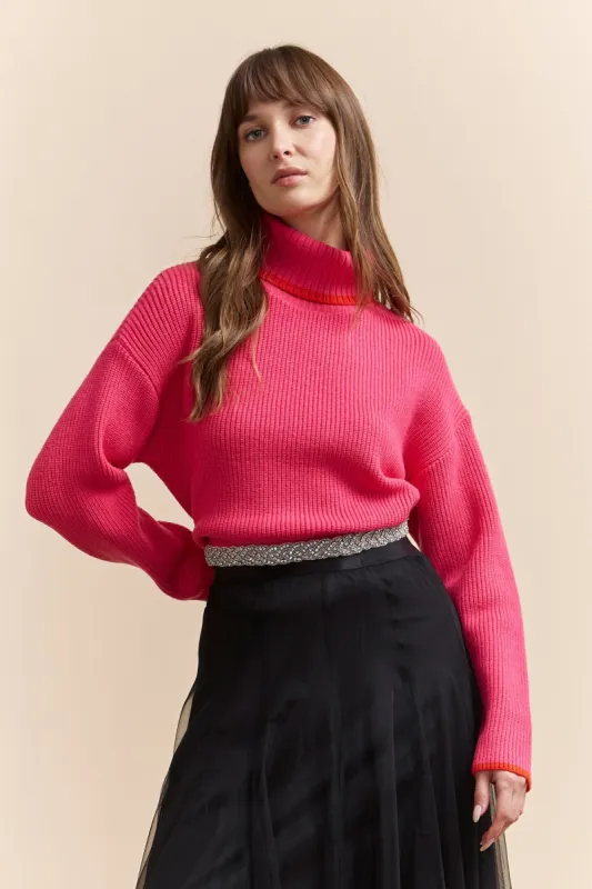 Mock neck sweater sold by Tristan Style