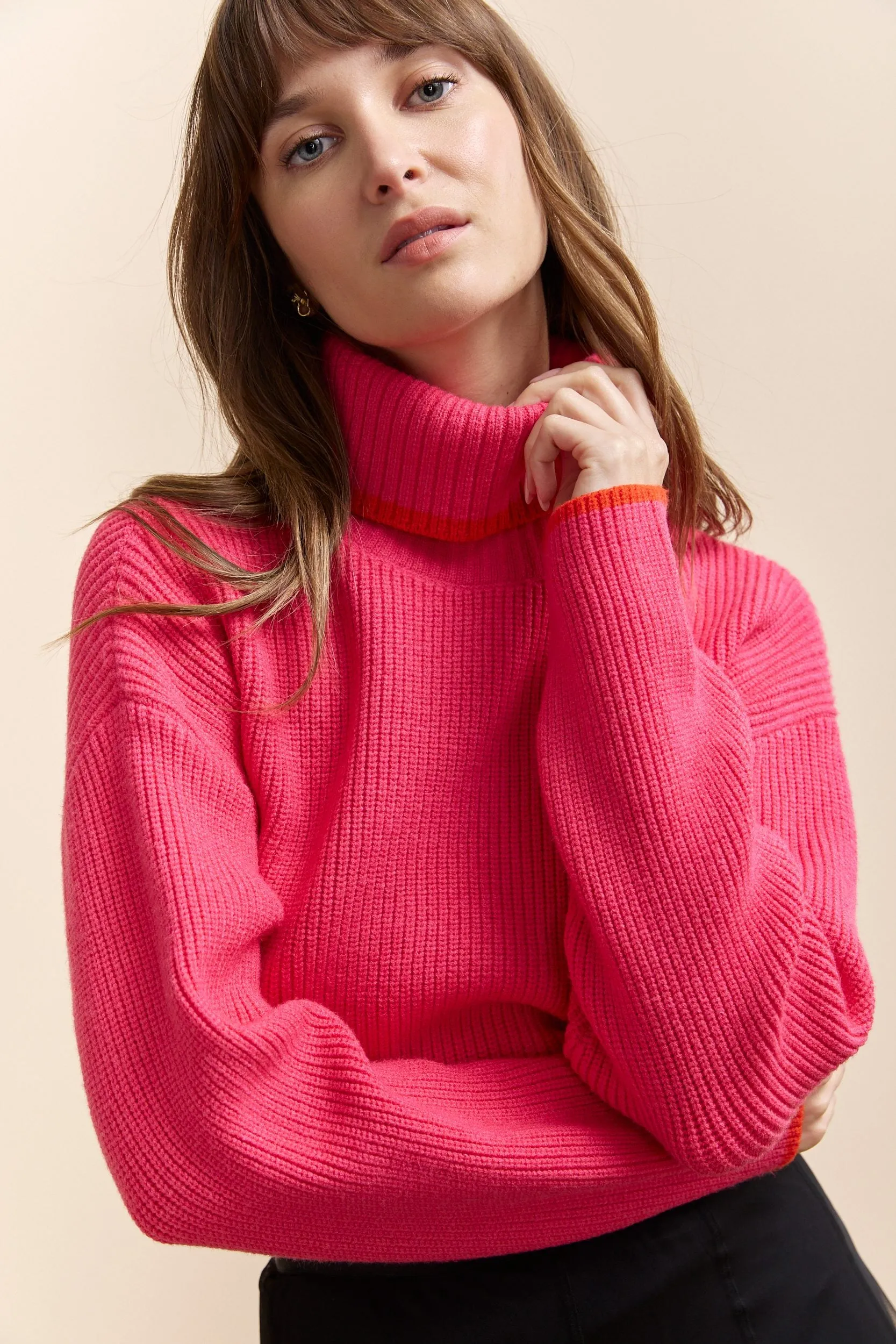 Mock neck sweater sold by Tristan Style product image thumbnail 5