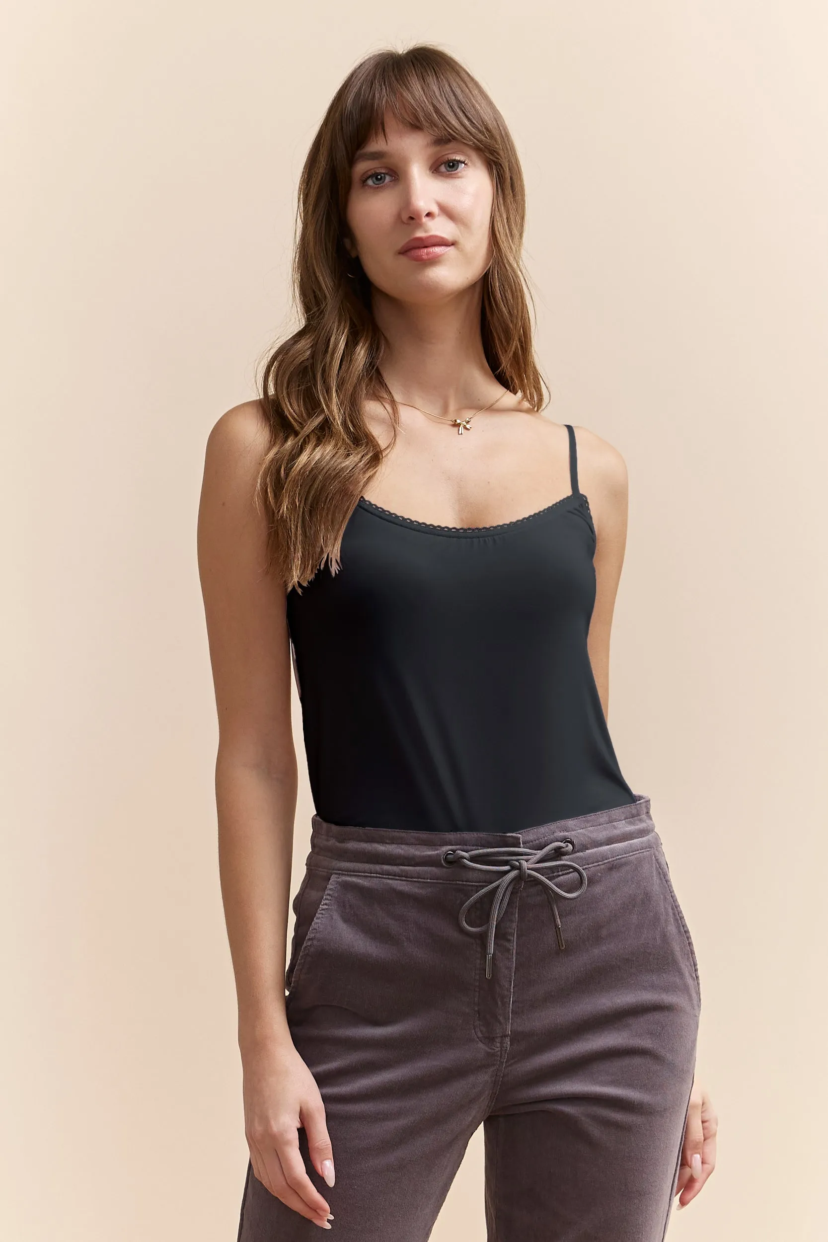 Spaghetti straps camisole sold by Tristan Style product image thumbnail 5
