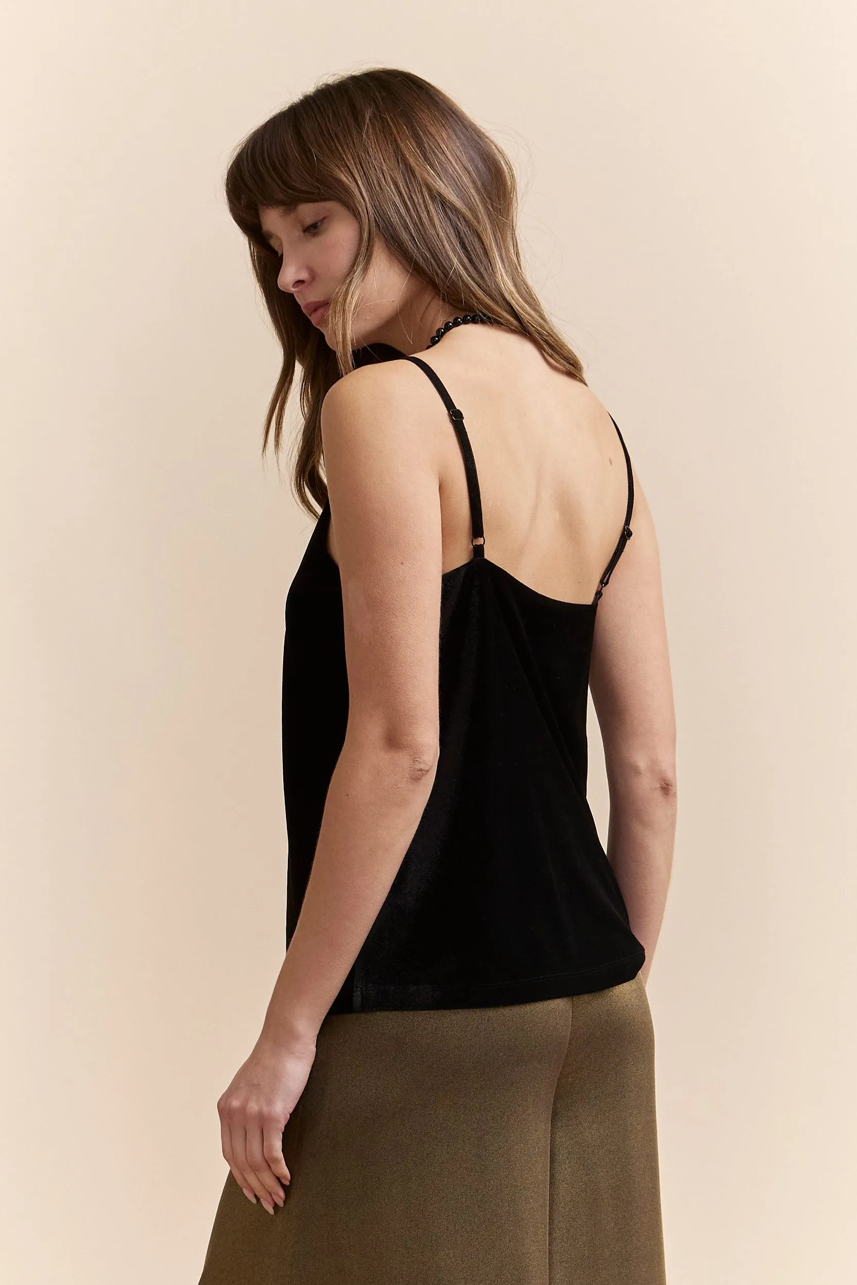 Velvet sleeveless top sold by Tristan Style product image thumbnail 2