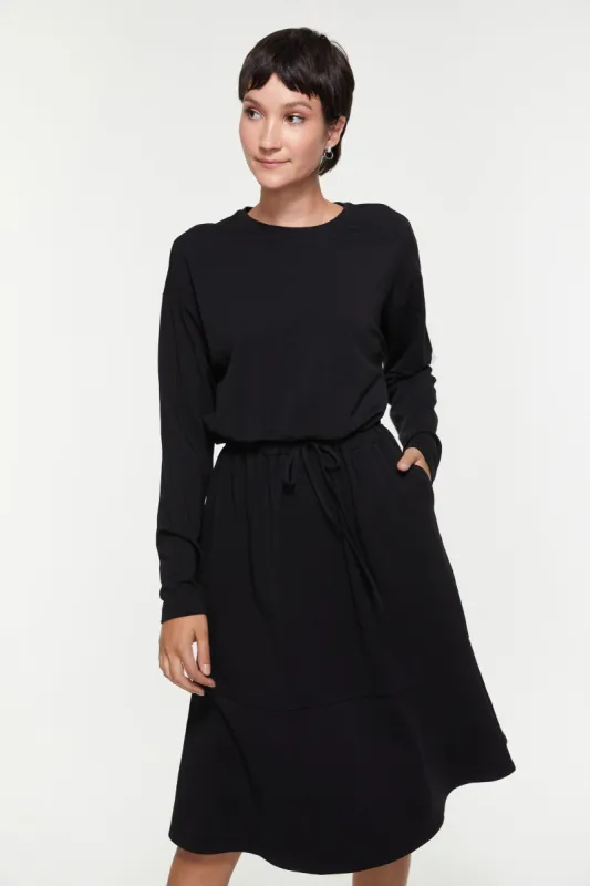 Oversized dress with drawstring sold by Tristan Style