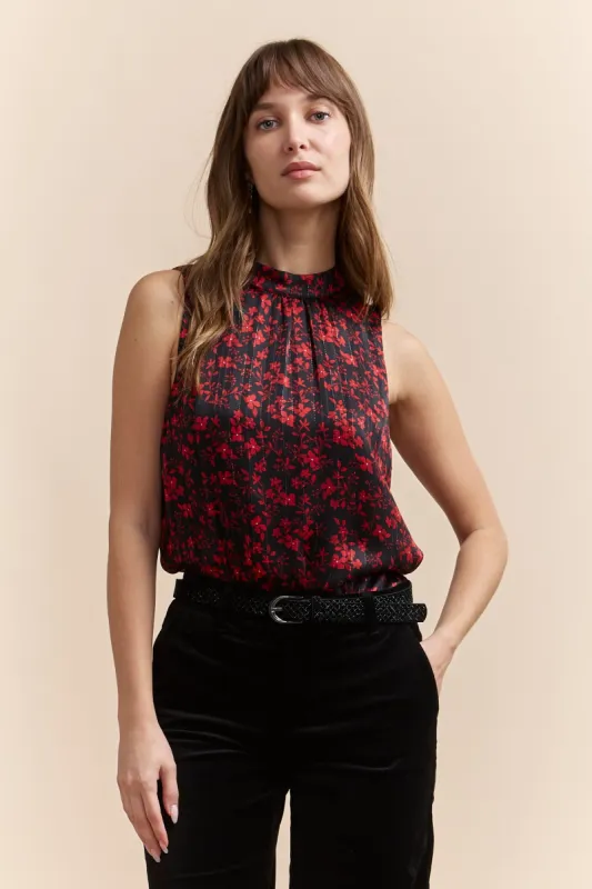 Printed top tied at back sold by Tristan Style