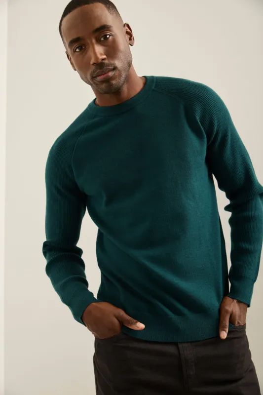 Crew neck raglan sweater sold by Tristan Style