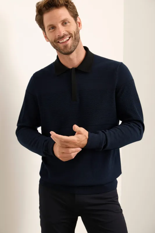 Merino Wool Polo sold by Tristan Style