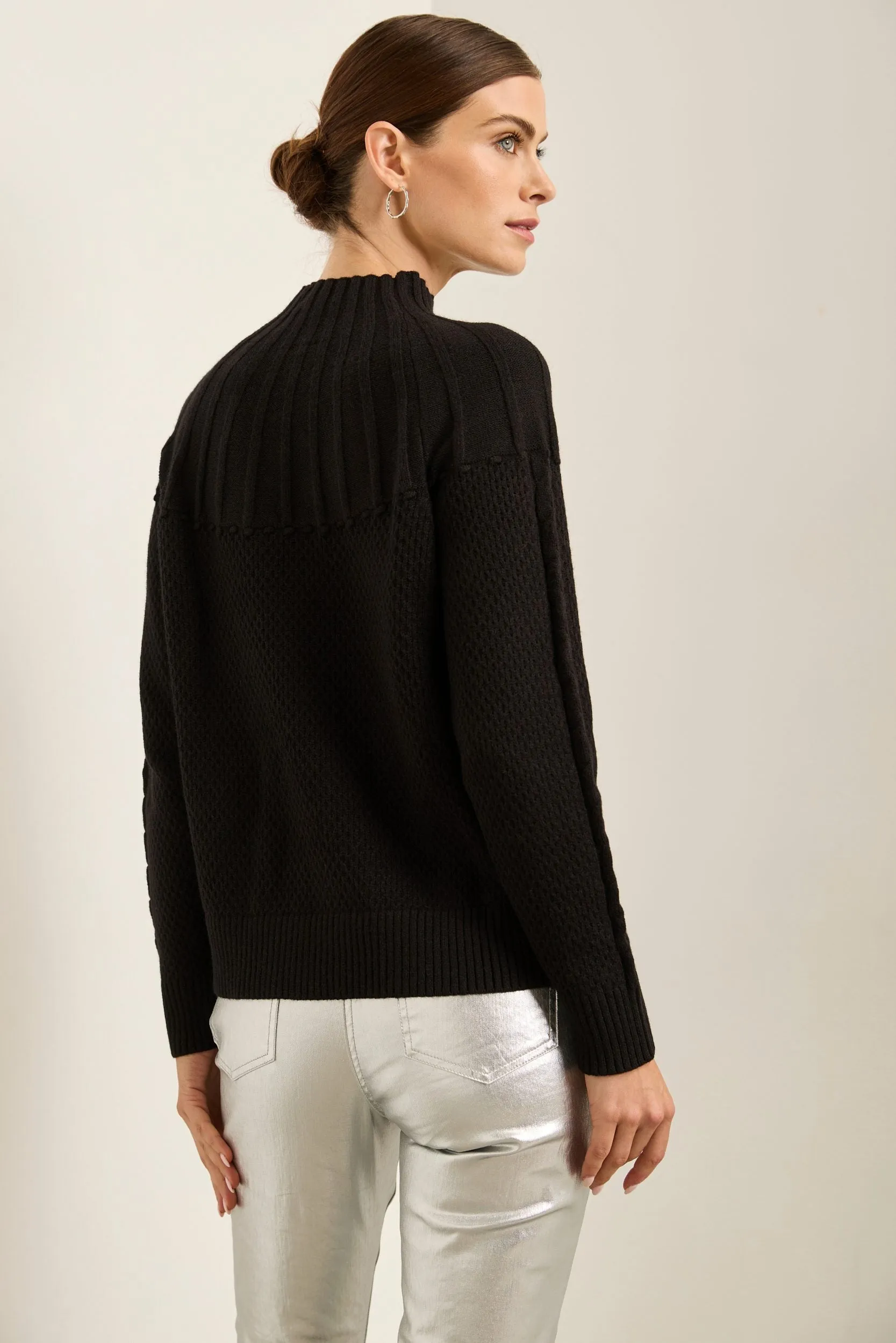 Raglan sleeve sweater with cab sold by Tristan Style product image thumbnail 3