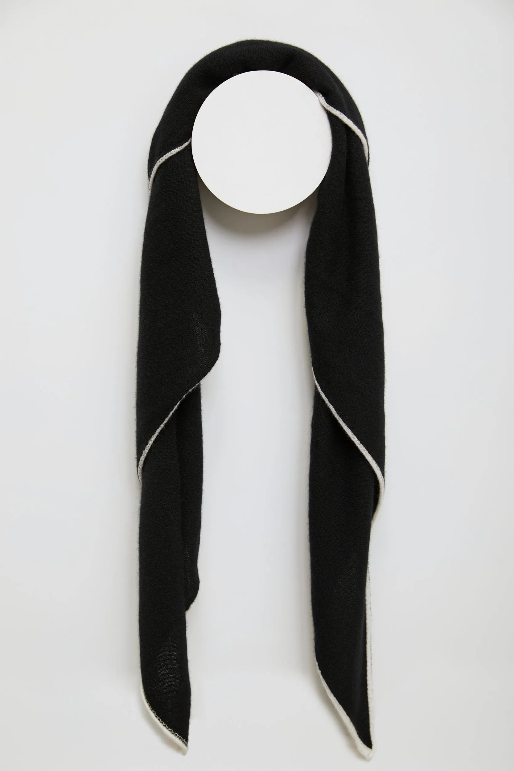 Cashmere triangle scarf sold by Tristan Style product image thumbnail 4