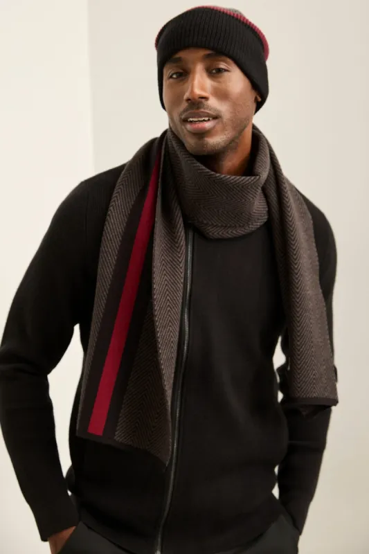 Herringbone Knit Scarf sold by Tristan Style