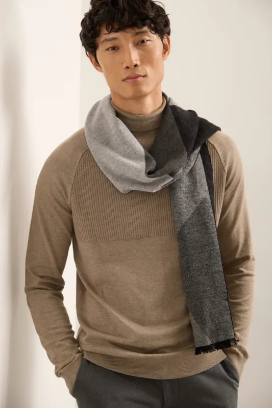 Colour Block Brushed Scarf sold by Tristan Style