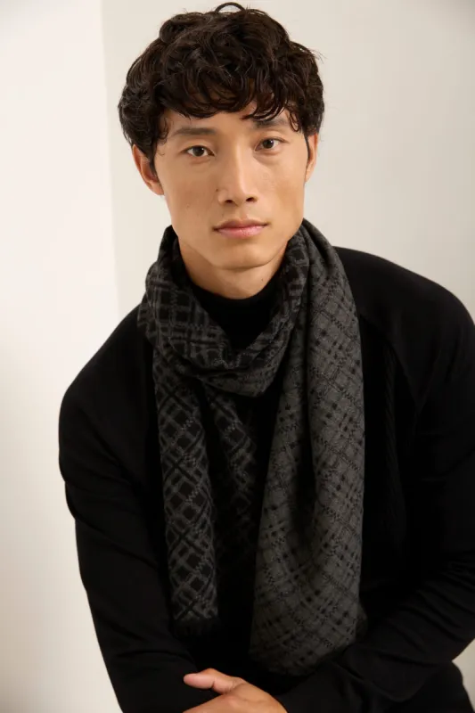 Striped Design Brushed Scarf sold by Tristan Style