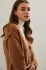 Long cardigan with shoulder inserts sold by Tristan Style