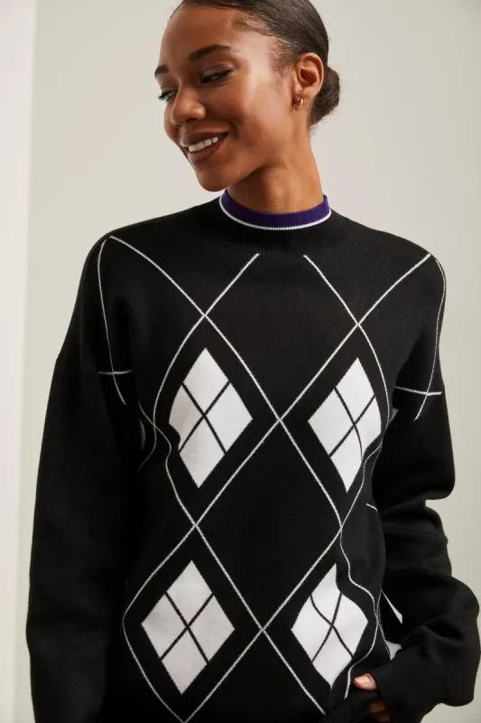 Argyle sweater sold by Tristan Style