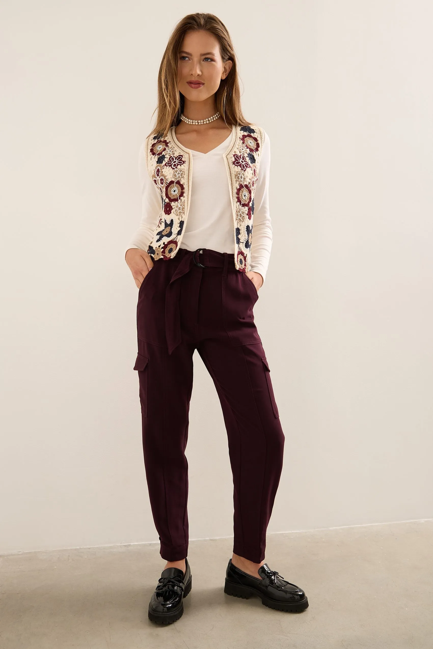 Crochet Vest sold by Tristan Style product image thumbnail 3