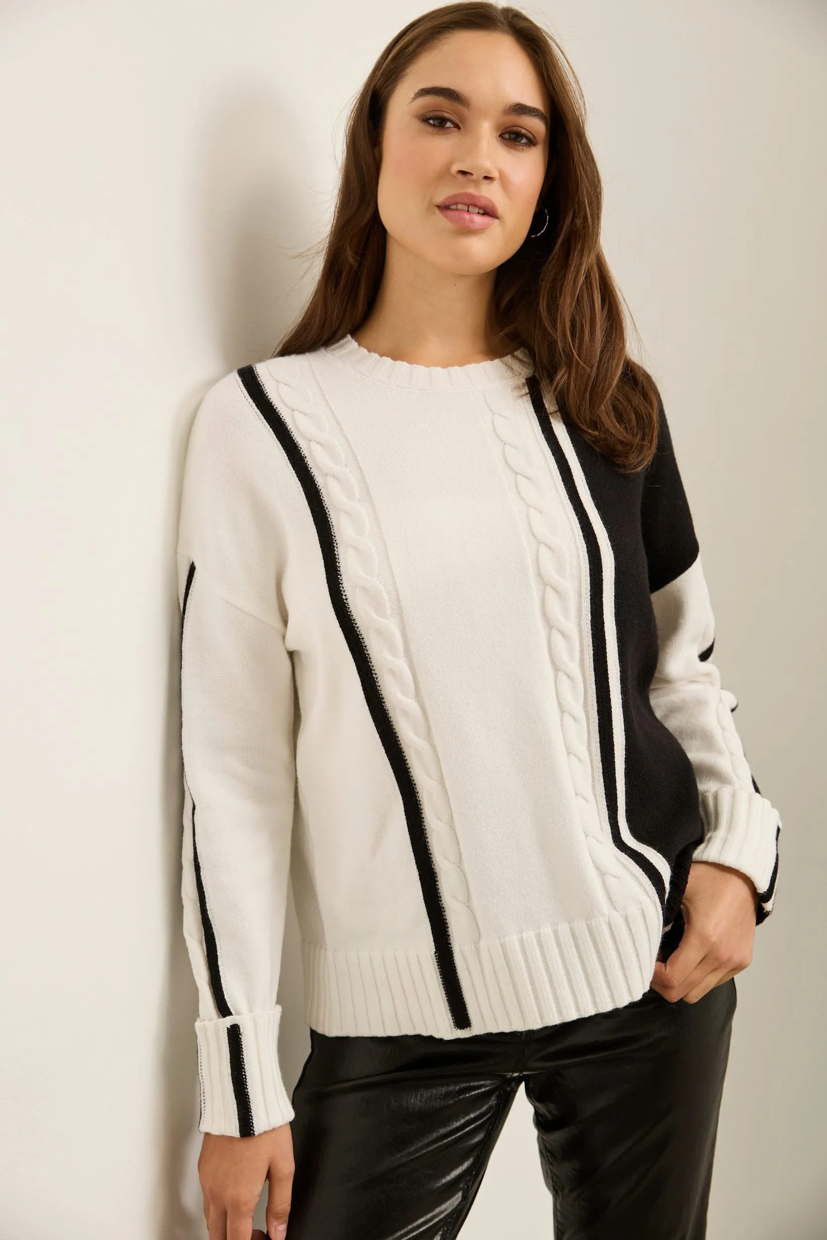 Cable-Knit Sweater sold by Tristan Style