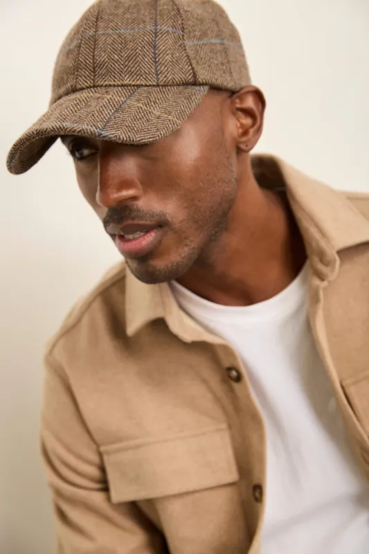 Wool Plaid Baseball Cap sold by Tristan Style