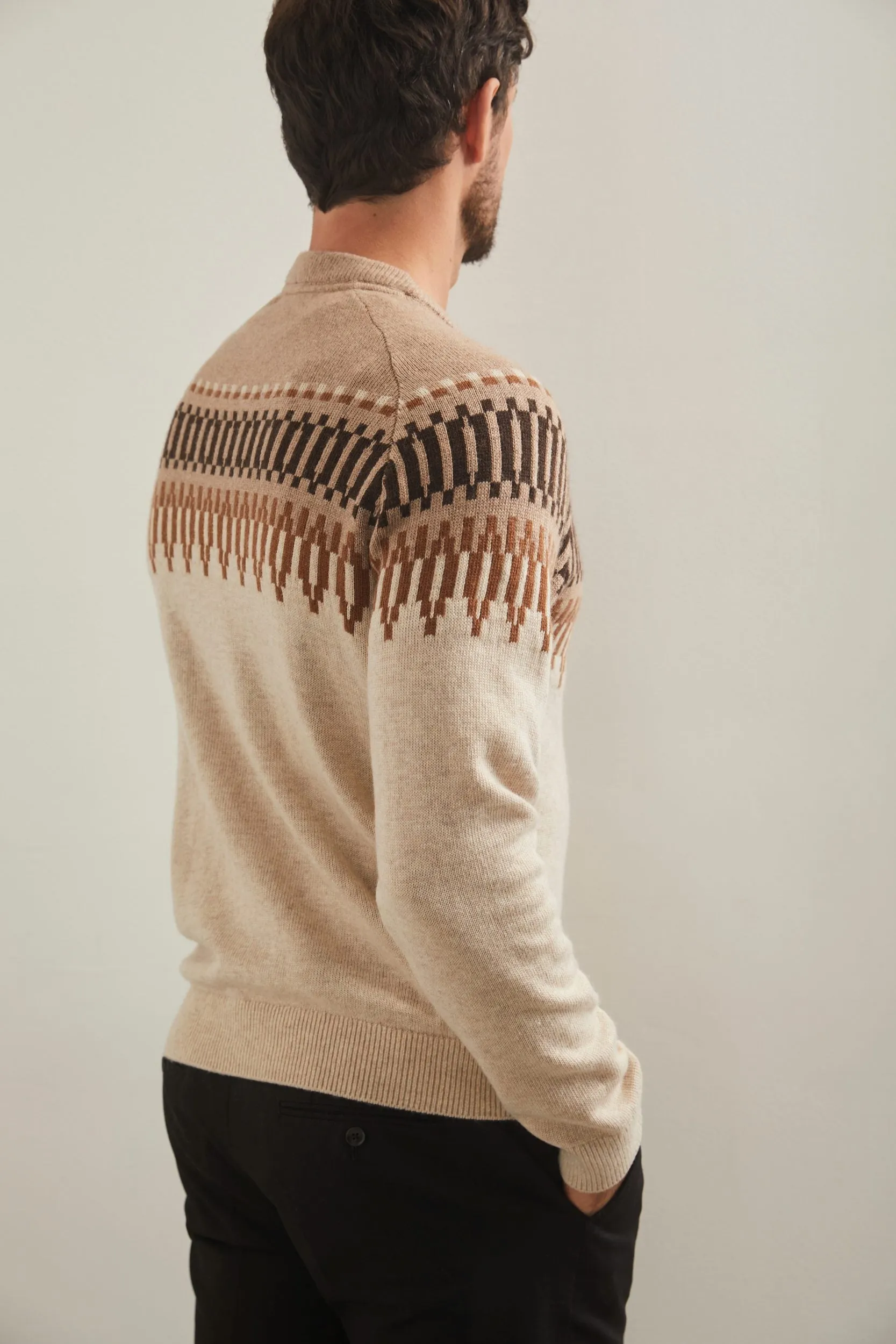 Fair isle crew sweater sold by Tristan Style product image thumbnail 3