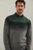 Fair isle crew sweater sold by Tristan Style